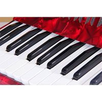 Professional Portable Diatonic Accordion Adult Grading Performance Beginner Keyboard Instrument 16 Keys 16 Bass ABS Material