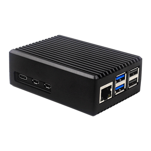 Nhà Máy ban đầu <span class=keywords><strong>Raspberry</strong></span> <span class=keywords><strong>Pi</strong></span> 5 tất cả bao phủ bảo vệ lá chắn hợp kim nhôm hộp kim loại Trường hợp với PWM Quạt làm mát bên trong cho rpi5 - Product Image 4