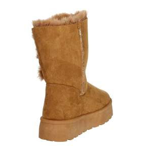Botas Bajas de Mujer Kejo KJ04596SD de Cuero Marrón 37 - Product Image 3