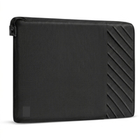 Sac d'ordinateur portable noir réglable et portable avec logo personnalisé, grande capacité, étanche, sacoche d'ordinateur portable étanche