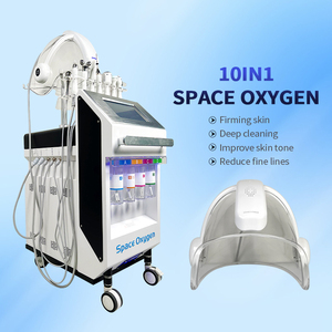 เครื่องทำทรีทเมนต์ผิวหน้า 10 in 1 ระบบออกซิเจนและไฮโดรเจน พร้อมฟองออกซิเจน สำหรับดูแลผิวหน้า เหมาะสำหรับร้านเสริมสวยและสปา - Product Image 3