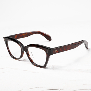 Marble Cat Eye Full Rim <b>Eyeglasses</b> JMM76RX Anti-Uv Unisex Adults Vision Correction <b>Frames</b> - Product Image 3