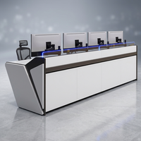 Console de Commande et de Contrôle Industrielle pour Centre de Sécurité et de Dispatching – Conception et Aménagement de Bureau Électrique – Fabricants de Mobilier