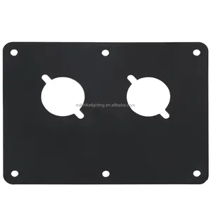 <span class=keywords><strong>2</strong></span> lỗ âm thanh tủ Jack tấm Speakon ổ cắm Hộp nối clip cho pháo XLR nối loa Hộp thiết bị đầu cuối tấm kim loại - Product Image 1