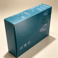 Boîte d'emballage personnalisée pour soins de la peau avec insert en mousse de papier, logo en feuille d'or, boîte pliante de luxe, boîte cadeau cosmétique