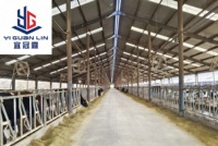 Ferme en structure légère en acier, écologique et durable, au design moderne, pour abris à moutons et poulaillers