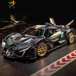 Coche <span class=keywords><strong>de</strong></span> Carreras <span class=keywords><strong>de</strong></span> Simulación AJB, Modelo Apollo, Material Plástico ABS, Escala 1/10, 2113 Piezas, Juego <span class=keywords><strong>de</strong></span> Bloques <span class=keywords><strong>de</strong></span> Construcción para Armar y Decorar - Product Image 4