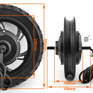 Kit moteur de moyeu avant sans balais <span class=keywords><strong>Swytch</strong></span> pour vélo électrique DIY 36V 250W avec roues de 12 pouces - Product Image 2