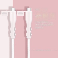 Protections de câble en silicone souple pour câbles de charge USB-C Android doubles, organisateur de cordon, protection anti-casse