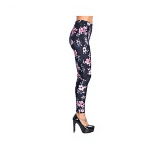 Leggings Deportivos Ecológicos con Estampado por Transferencia Térmica, Elásticos en 4 Direcciones, de Secado Rápido, Cintura Alta y Control de Abdomen, Precio al por Mayor - Product Image 3