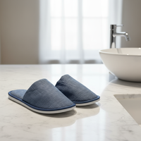 Chaussons d'hôtel jetables écologiques en tissu non tissé, bon marché, en gros, pour voyages, hôpitaux, usage portable, ensemble de chaussons pour invités