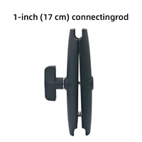 Support d'ordinateur portable avec bras à double rotule et tige de connexion, en alliage d'aluminium rotatif à 360 degrés