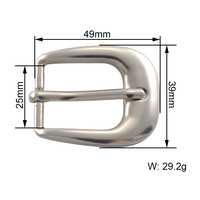 Boucles de ceinture pour hommes d'affaires, logo gravé sur mesure, alliage de zinc, métal résistant à la rouille, anti-rayures, pour ceinture en cuir