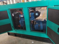 Groupe électrogène silencieux 50 kW avec ATS, 1800 tr/min, démarrage électrique 24 V CC, refroidissement par eau, étanche à la pluie et à la poussière, conception durable