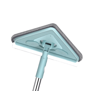 Fabriek Groothandel Microfiber Stofzwabber Huishoudelijke Reiniging Lange Steel Roterende Driehoek Dweil Reinigingsvloer - Product Image 6