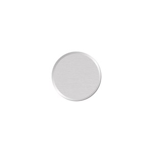 Disco in Alluminio con Bordo Lucidato, Diametro 70mm, Prodotto Souvenir - Product Image 1