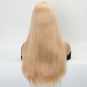 Pelucas Judías Kosher de Cabello Humano Remy Europeo de Doble Trama con Nudos Invisibles y Base de Seda HD de TopElles, Color Rubio Personalizado - Product Image 5