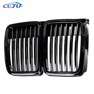 Grilles de rein de pare-chocs avant de voiture noires brillantes pour BMW E30 Sedan/<span class=keywords><strong>Cabrio</strong></span> 1982-1994 Grilles de course de remplacement accessoires de voiture - Product Image 4