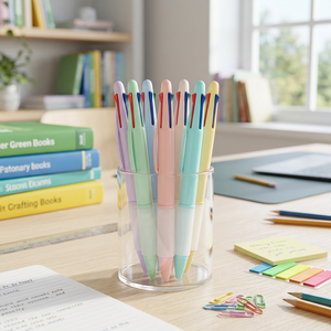 Hot-selling Factory Direct High-quality Plastic Four-color <strong>Pens</strong> With Custom Logo For Business And School - Product Image 1