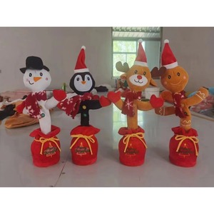 Jouet en peluche électrique Cactus parlant, chantant et dansant pour Noël, Halloween et les fêtes – Produit de divertissement - Product Image 5