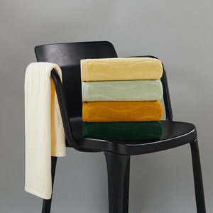 ผ้าเช็ดหน้าผ้าฝ้ายแท้สีทึบ 34x75 ซม. ผ้าเช็ดหน้ารูปสี่เหลี่ยมผืนผ้าแห้งเร็วสำหรับใช้ในบ้าน M2922 - Product Image 5