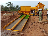 Équipement d'extraction d'or, chute spirale, machine intégrée pour l'orpaillage, adaptée à l'extraction d'or de placer/d'or de roche, fabriqué en Chine