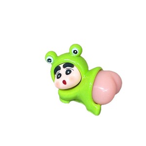 ตุ๊กตาเรซิ่นชินจังนอนราบสีแดงสด 8 สี ของตกแต่งรถยนต์พลาสติกการ์ตูน ของสะสมอนิเมะ - Product Image 5