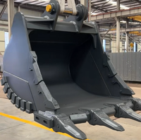 Godet de terrassement robuste pour excavatrice 20 tonnes, plaque épaissie résistante à l'usure, pour l'exploitation minière, fabrication sur mesure OEM, directement de l'usine