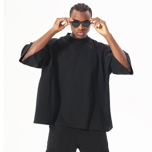 Camisetas Personalizadas Vintage de Algodón Grueso con Estampado de Espuma de Hamburguesa y Papas Fritas, Cuello Redondo, Manga Corta, para Hombre y Mujer - Product Image 2