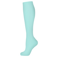 Chaussettes de compression de sport colorées pour jeunes Bas de tube de mollet de couleur unie pour courir à vélo Varices