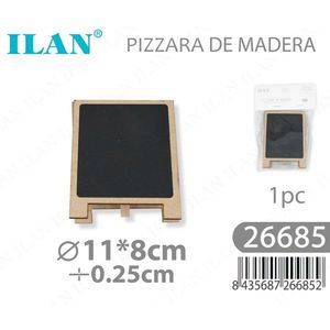 กระดานดำไม้ ILAN ขนาด 11x8 ซม. พร้อมขาตั้งสำหรับเขียนข้อความ - Product Image 1