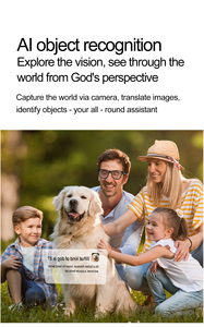 Gafas inteligentes Obaolay 2025 <span class=keywords><strong>con</strong></span> cámara <span class=keywords><strong>Chat</strong></span> GPT música conexión WiFi AI traducir gafas de cámara inteligente para hombres y <span class=keywords><strong>mujeres</strong></span> - Product Image 4