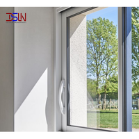 Fenêtre coulissante horizontale en PVC moderne de haute qualité, insonorisée, double vitrage pour les projets de construction de cuisines et de maisons/villas