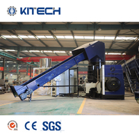 Ligne de granulation de sacs tissés en PP en vente directe d'usine, machines de pelletisation de sacs jumbo recyclés