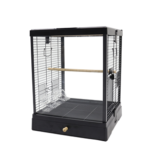 Ventes directes d'usine de cages à oiseaux en métal de grande taille (maisons) avec plateau en plastique et transporteur, toutes saisons, vente chaude et bon marché - Product Image 1