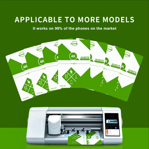 स्पष्ट मैट 18x12 सेमी काटने वाली फिल्म मशीन रक्षक स्पर्श संवेदनशील टीपू हाइड्रोजेल फिल्म नैनो मोबाइल सभी मॉडल के लिए - Product Image 5