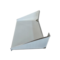 Étagère murale pour micro-ondes OEM ODM 1,2 mm 430 SUS 450 mm x 600 mm en acier inoxydable brossé