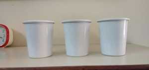 White <b>Ceramic</b> <b>Cup</b> Round Glazed Drinking Mug Custom Logo Kitchen Tableware - Product Image 2