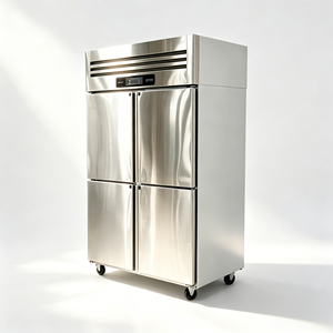 Sistema de Refrigeración de Alta Eficiencia, Refrigerador Comercial y Doméstico Antioxidante con Funcionamiento Estable y Larga Vida Útil, Diseño de Cuatro Puertas - Product Image 2