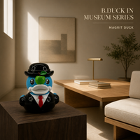 B.DUCK Série Musée Magrit Duck, Figurine PVC Vinyle Personnalisée OEM, Jouet Figurine d'Action en Caoutchouc, Boîte Mystère