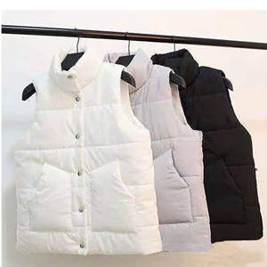 Gilet da donna di alta qualità <span class=keywords><strong>senza</strong></span> imbottitura con cerniera gilet bianco <span class=keywords><strong>senza</strong></span> maniche gilet caldo - Product Image 3