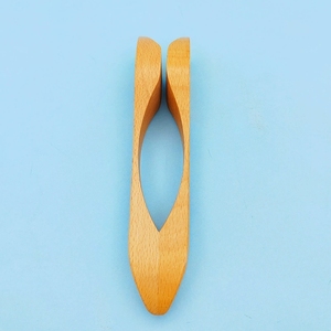 Vente en gros : Instrument de percussion Orff en bois de hêtre, claquettes à main en forme de cuillère, shaker rythmique en bois pour enfants - Product Image 2