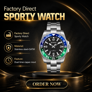 Relojes de Pulsera para Hombre Besseron, Nuevo Estilo, Cerámica y Acero Inoxidable, Movimiento de Cuarzo Japonés - Product Image 6