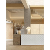 Revêtement mural flexible en pierre MCM léger et écologique, imperméable, facile à installer, pour villas modernes, hôtels, intérieur, extérieur, table, comptoir