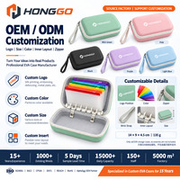 Étui de rangement pour médicaments de voyage imperméable et écologique en EVA avec fermeture à glissière, 2-3 compartiments, boîte organisatrice de pilules