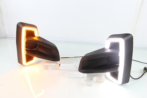 ไฟเดย์ไลท์ LED ด้าน<span class=keywords><strong>หน้า</strong></span>แบบใหม่ 2 ชิ้น พร้อมไฟเลี้ยวสีเหลือง สำหรับ<span class=keywords><strong>รถ</strong></span>ยนต์โตโยต้า ไฮลักซ์ รีโว่ ร็อคโค่ ปี 2017 2018 2019 - Product Image 6