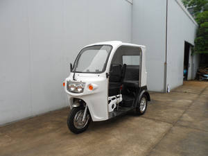Popular 110cc Three-Wheel <strong>Tricycle</strong> with Covered Cabin Motorized Driving Closed Body for Passengers - Product Image 2