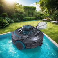 Nettoyeur de piscine de haute qualité, écologique, certifié IPX8, CE, Rohs, pour piscine enterrée et hors-sol, batterie au lithium, matériau ABS