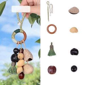 Wholesale DIY Natural Fruit Shell <b>Wind</b> <b>Chime</b> Kit For Home And Auto Decoration - Product Image 5