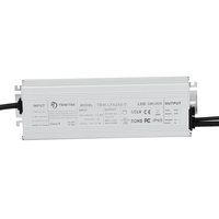 Convertisseur de module d'alimentation TBWTEK 240W isolé pour LED, DC 28-56V 3.5-6.7A, dimmable PWM 0-10V, pour éclairage extérieur